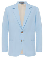 Sky Blue Linen & Silk Jacket - Joe Bananas | Australia