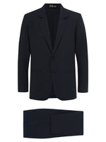 Black Linen & Silk Suit