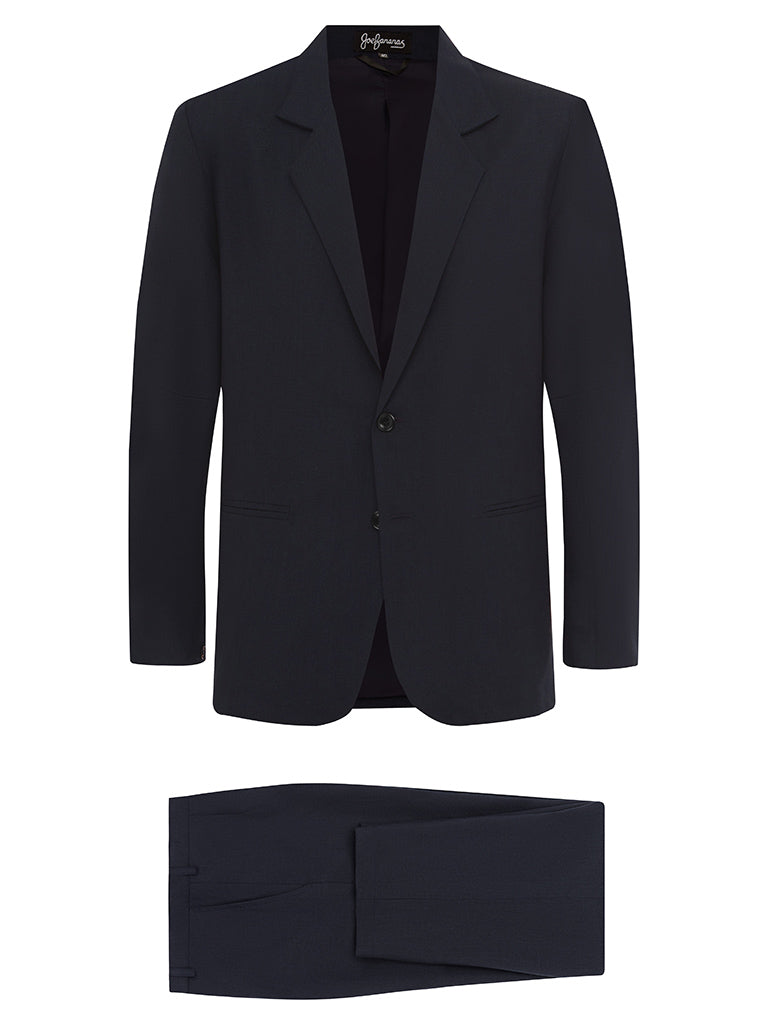 Indigo Linen & Silk Suit