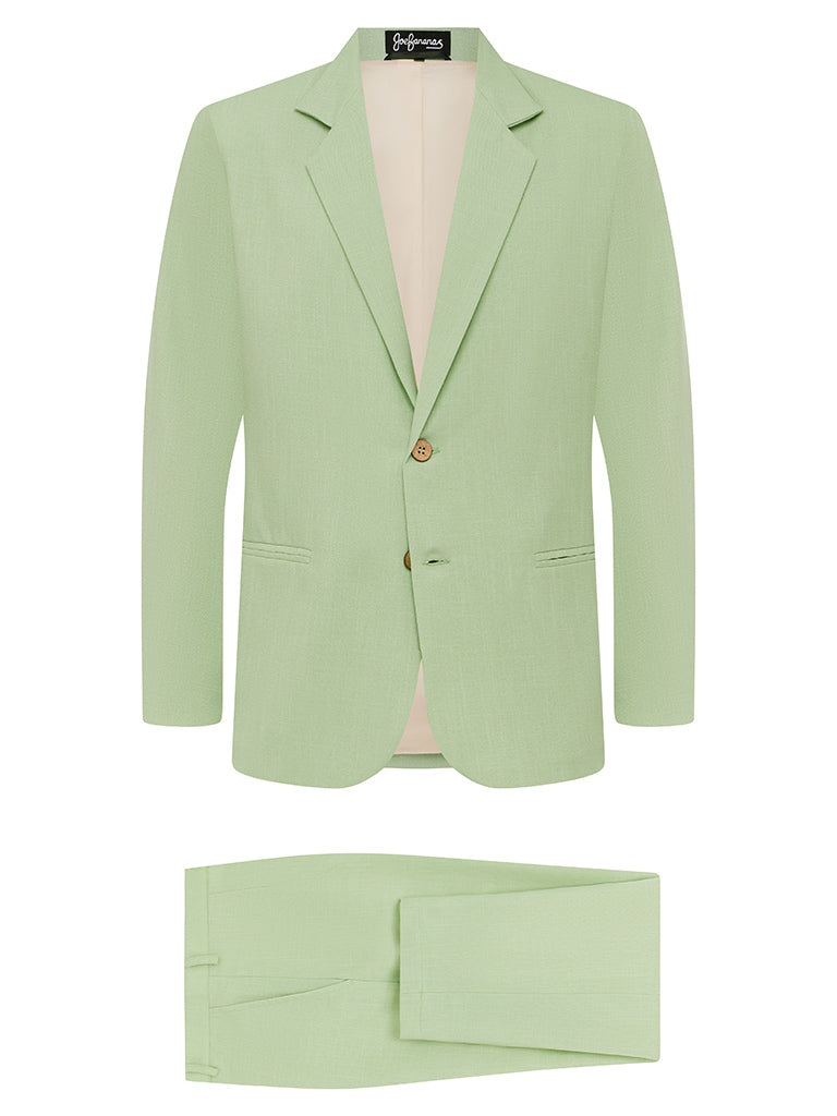 Sage Linen & Silk Suit