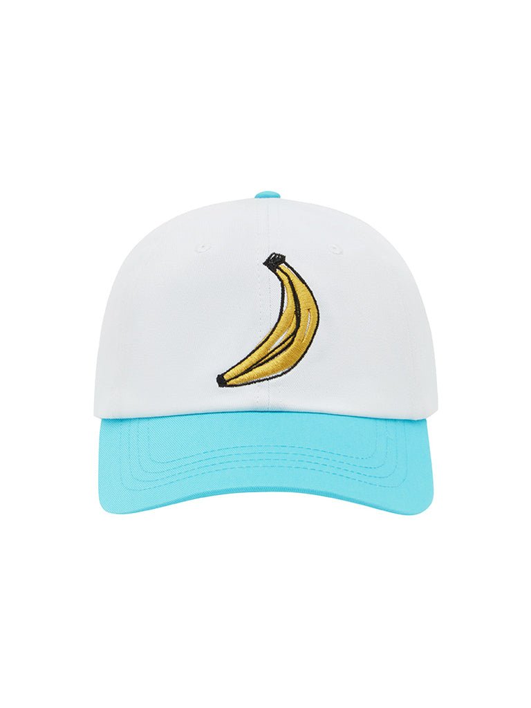 The Two Tone Cap White & Aqua - Joe Bananas | Australia