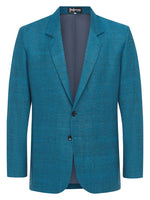 Turquoise Herringbone Jacket - Joe Bananas | Australia