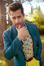 Turquoise Herringbone Jacket - Joe Bananas | Australia