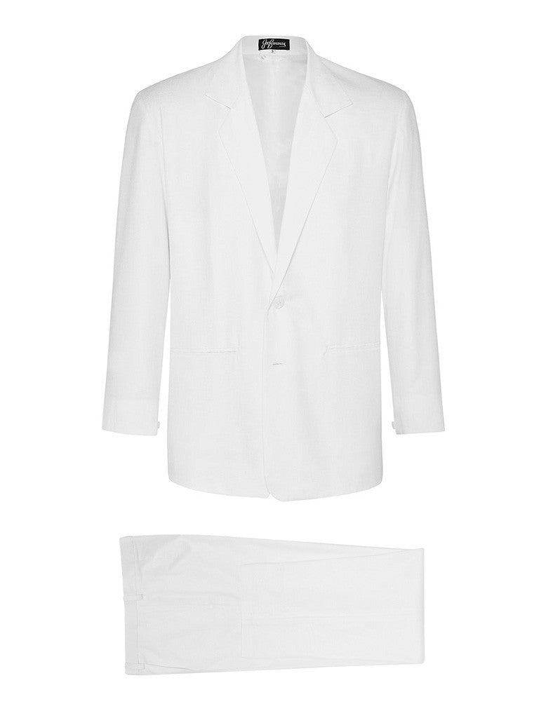 White Non Crush Linen Suit - Joe Bananas | Australia