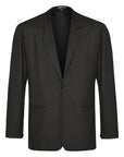 Black Non Crush Linen Suit