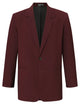 Burgundy Silk Crepe Jacket