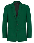 Forest Green Silk Crepe Jacket