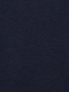 Navy Cotton Suri Polo Sweater