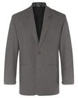 Charcoal Non Crush Linen Jacket