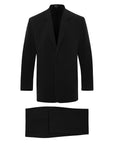 Black Silk Crepe Suit