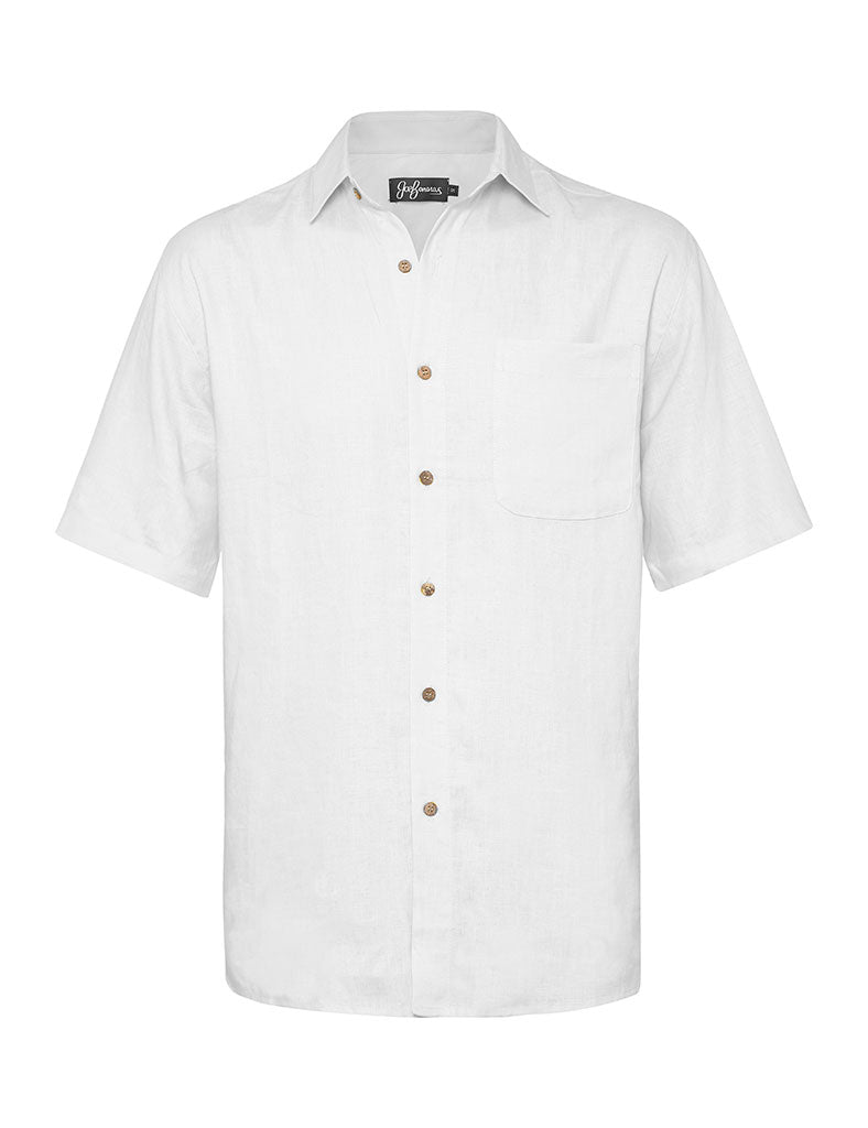 White Linen S/S Shirt